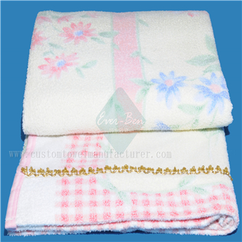China bulk Produce Printed hand towel Factory Custom Label Printing White Fast Dry Microfiber Toddler Towel Supplier for Brazil South Africa